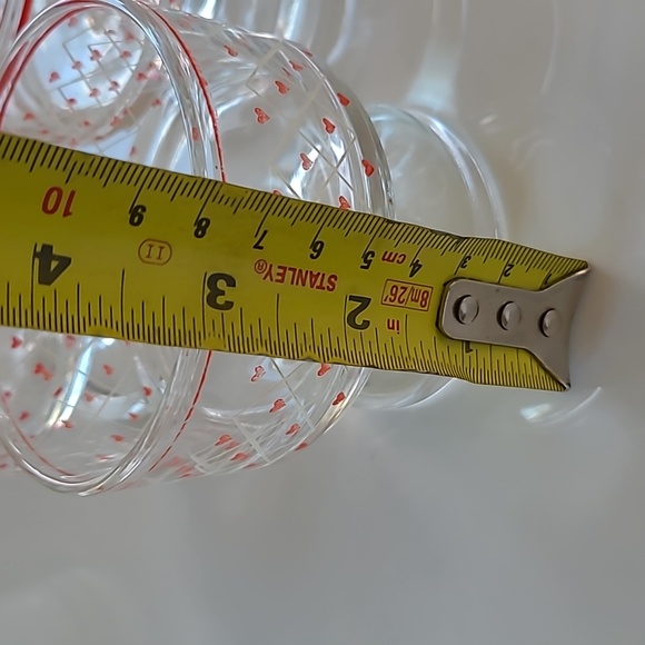 Cup vintage heart in glass - Picture 4 of 4